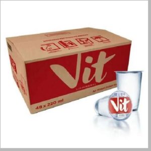 Vit gelas 220ml 1 dus isi 48 gelas / air mineral / air minum